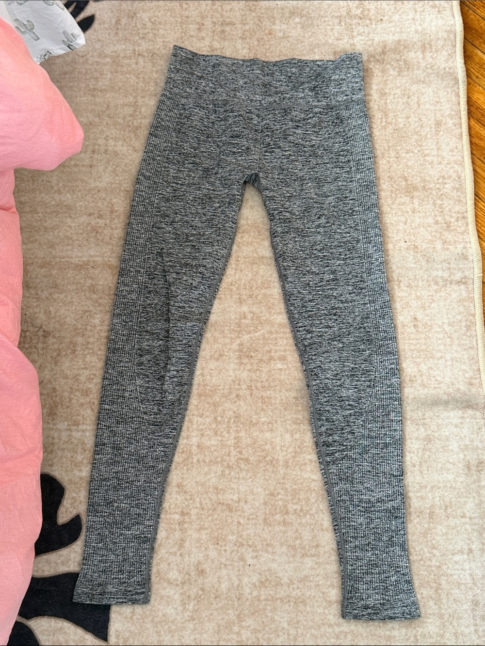 Forever 21 Gray Seamless Ribbed Leggings